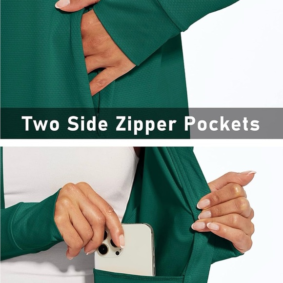 MAGCOMSEN Women's UPF 50+ Lightweight Athletic Jacket - Picture 4 of 9